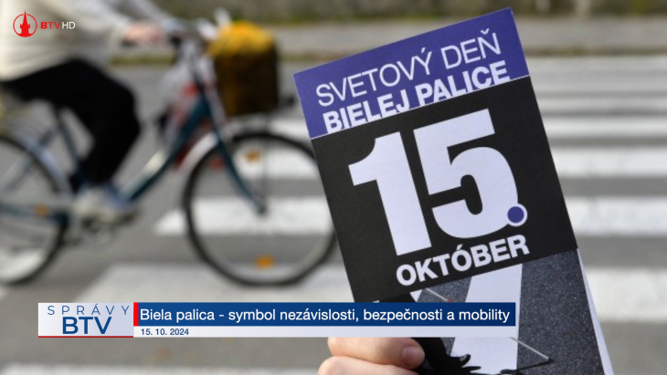 Biela palica - symbol nezávislosti, bezpečnosti a mobility